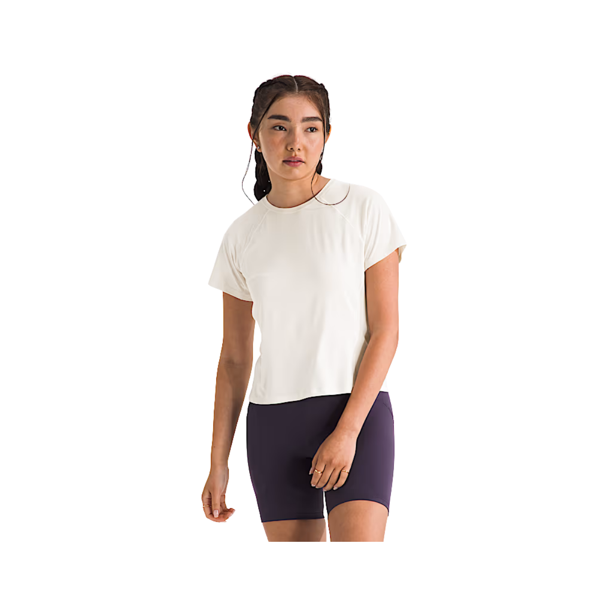 NORTH FACE WOMENS JAIDA S/S TEE FRONT VIEW