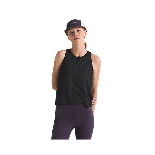 NORTH FACE WOMENS JAIDA TANK TNF BLACK DARK HEATHER