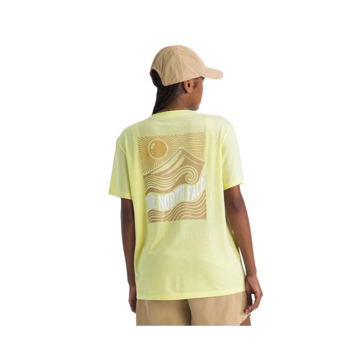 NORTH FACE WOMENS MOUNTAIN ESCAPE S/S TEE BACK VIEW