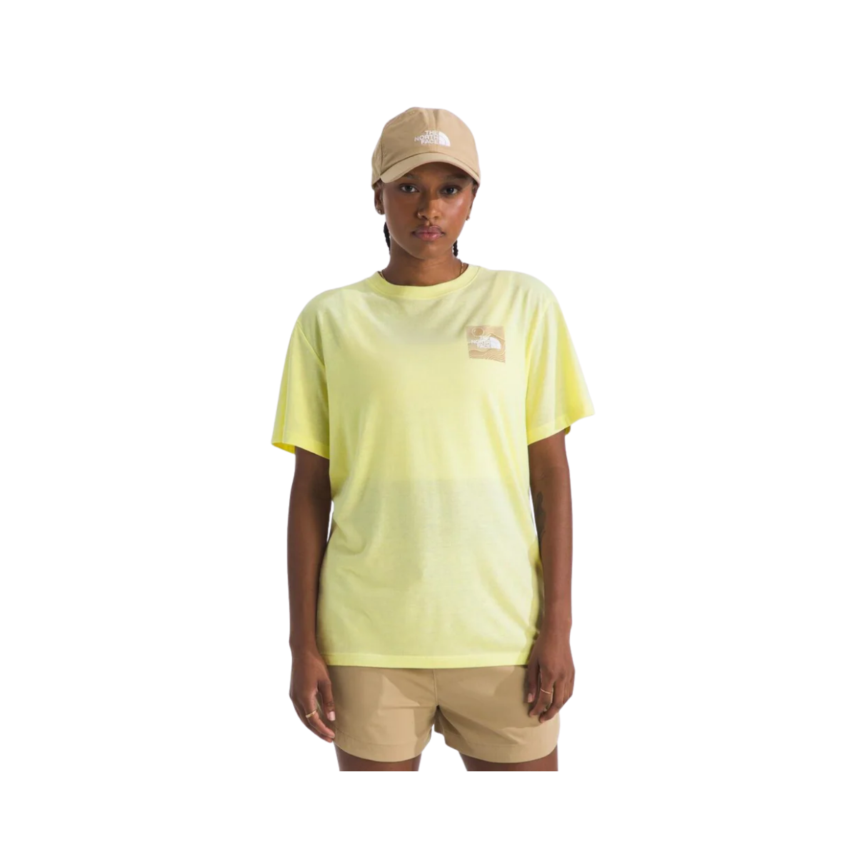 NORTH FACE WOMENS MOUNTAIN ESCAPE S/S TEE FRONT VIEW