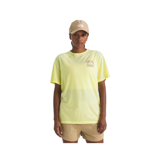 NORTH FACE WOMENS MOUNTAIN ESCAPE S/S TEE FRONT VIEW