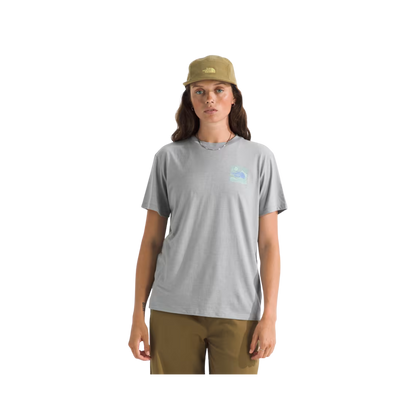 NORTH FACE WOMENS MOUNTAIN ESCAPE S/S TEE FRONT VIEW