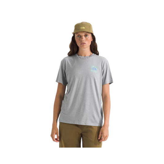 NORTH FACE WOMENS MOUNTAIN ESCAPE S/S TEE FRONT VIEW