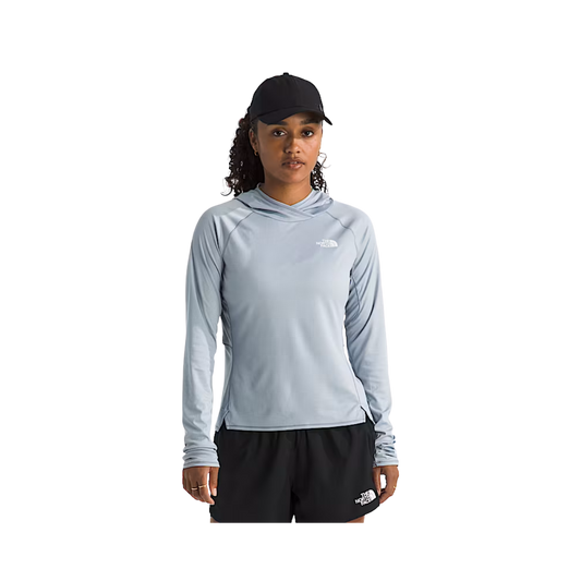 NORTH FACE WOMENS SUNRISER HOODIE FROST GREY