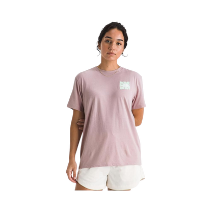 NORTH FACE WOMENS TRI-BLEND SUN CUTIE S/S TEE FRONT VIEW