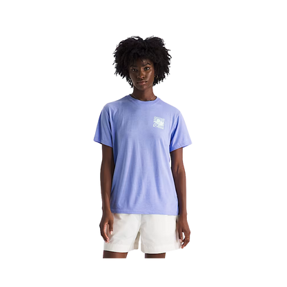 NORTH FACE WOMENS TRI-BLEND SUN S/S TEE FRONT VIEW