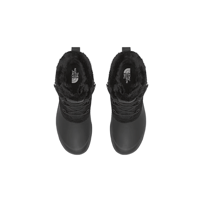 NORTH FACE WOMEN'S  SHELLISTA V SHORTY WATERPROOF BOOT - TNF BLACK/TNF BLACK, TOP ANGLE, 06.5, 07.0, 07.5, 08.0, 08.5, 09.0, 09.5, 10.0