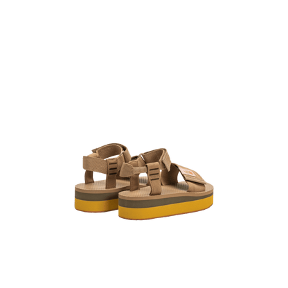 NORTH FACE WOMEN'S SKEENA PLATFORM - SAHARA/IRON BRONZE, BACK ANGLE, 06.0, 07.0, 08.0, 09.0