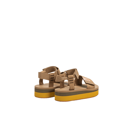 NORTH FACE WOMEN'S SKEENA PLATFORM - SAHARA/IRON BRONZE, BACK ANGLE, 06.0, 07.0, 08.0, 09.0
