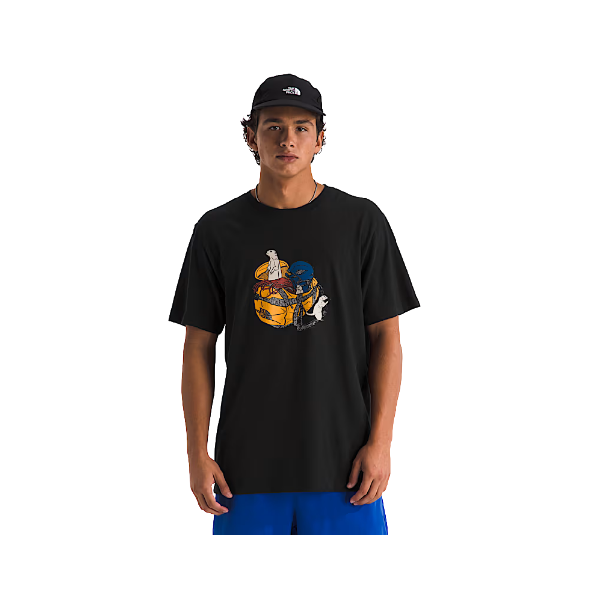 NORTH FACE WOODLAND WANDERER REG S/S TEE FRONT VIEW