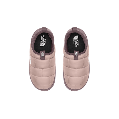NORTH FACE YOUTH THERMOBALL TRACTION MULE II - PINK MOSS/FAWN GREY, TOP ANGLE, 04.0, 05.0, 06.0, 07.0