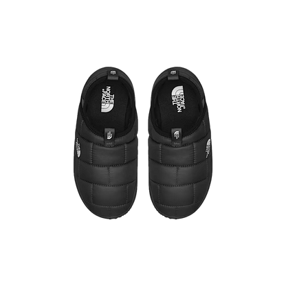 NORTH FACE YOUTH THERMOBALL TRACTION MULE II - TNF BLACK/TNF WHITE, TOP ANGLE, 04.0, 05.0, 06.0, 07.0