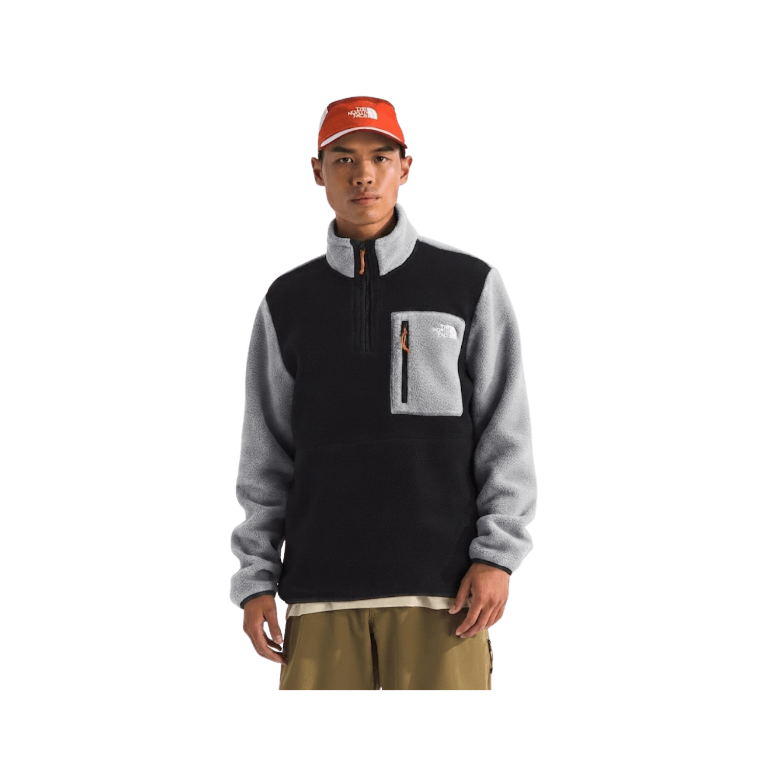 NORTH FACE YUMIORI 1/4 ZIP TNF BLACK SMOKE PEARL
