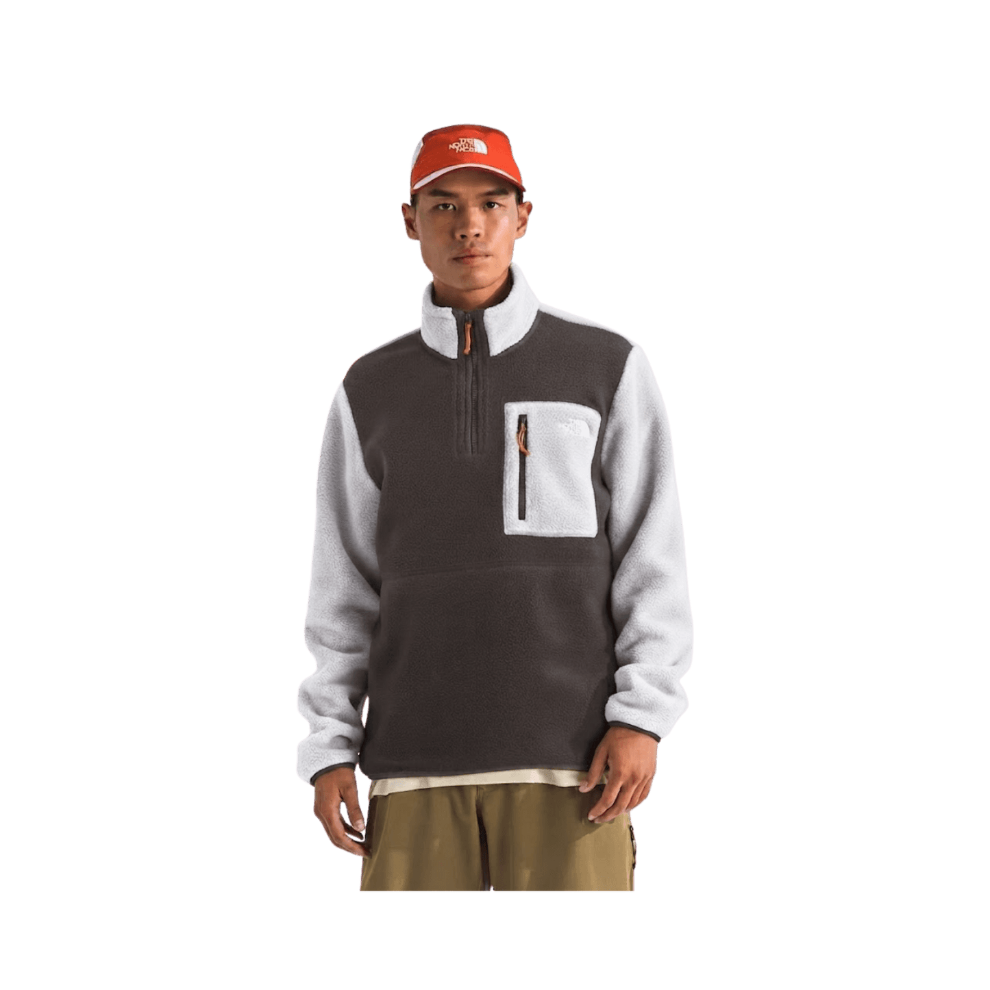NORTH FACE YUMIORI 1/4 ZIP STONE SLAB CLOUD