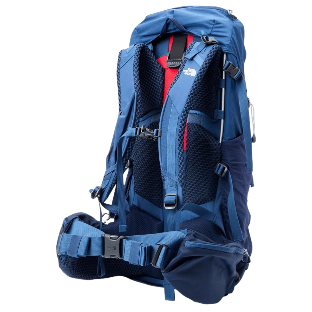 NORTH FACE TRAIL LITE 50 BACKPACK - SDY BLU/SUM NVY - BACK VIEW