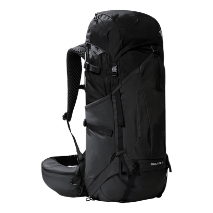 THE NORTH FACE TRAIL LITE 50 BACKPACK - TNF BLACK/ASPHALT GREY - FRONT VIEW