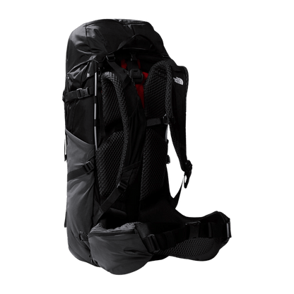 THE NORTH FACE TRAIL LITE 50 BACKPACK - TNF BLACK/ASPHALT GREY - BACK VIEW