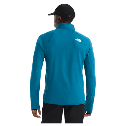 NORTHFACE SUMMIT FUTUREFLEECE LIGHTWEIGHT 1/2 ZIP -  DUSK BLUE - BACK VIEW WW