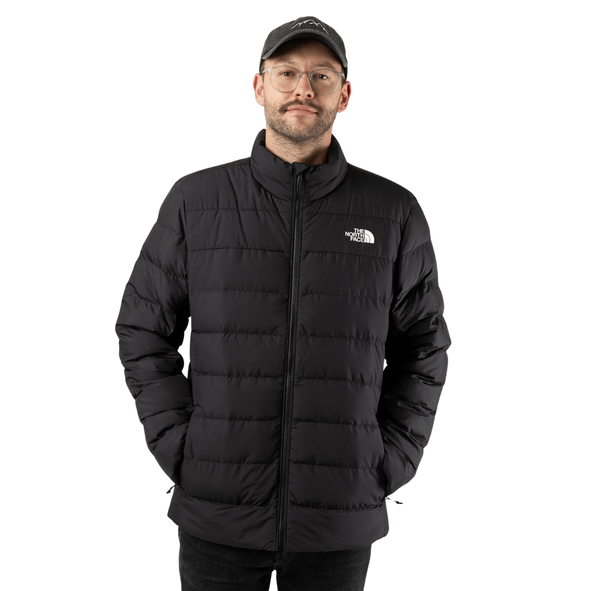 NORTHFACE ACONCAGUA 3 JACKET - TNF BLACK-TNF WW FRONT