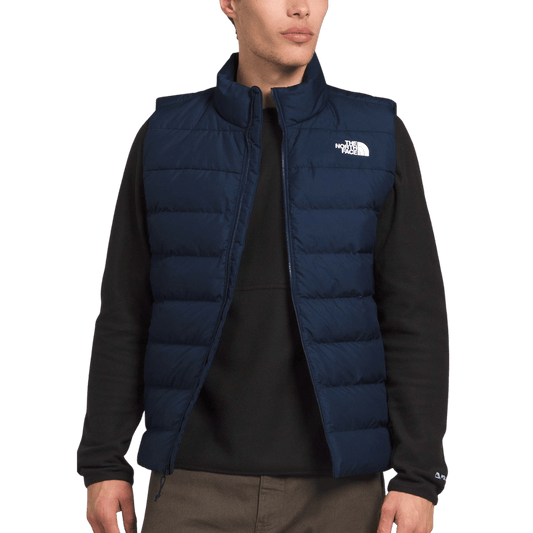 NORTHFACE ACONCAGUA 3 VEST - SUMMIT NAVY-NPF WW FRONT OPEN