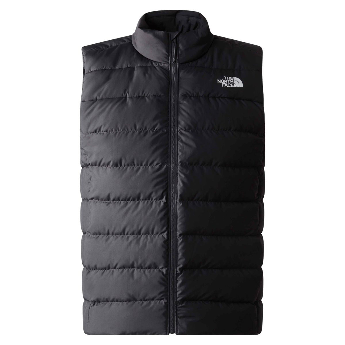 NORTHFACE ACONCAGUA 3 VERSATILE VEST - ASPHALT GREY - FRONT VIEW
