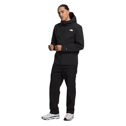 NORTHFACE APEX BIONIC 3 HOODIE - TNF BLK - FRONT FULL VIEW WW