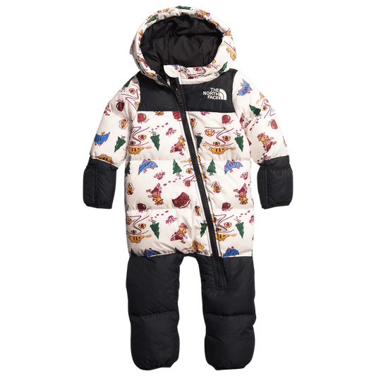 NORTHFACE BABY 1996 RETRO NUPTSE ONE PIECE - GARDENIA WHT - FRONT VIEW