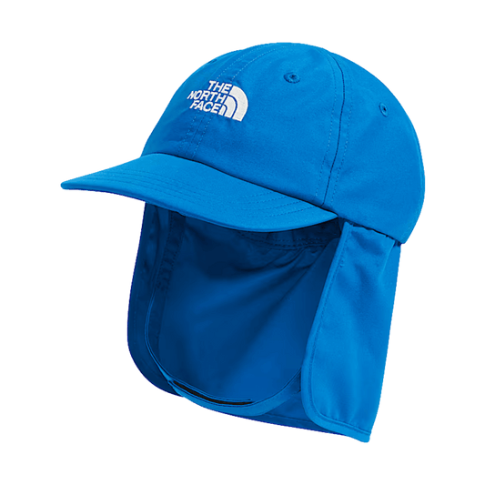 NORTHFACE BABY CLASS V SUNBUSTER HAT - HERO BLUE FRONT