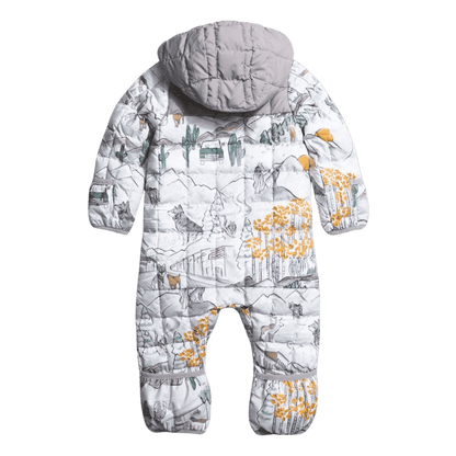 NORTHFACE BABY THERMOBALL WINTER ONE PIECE - TNF WHITE WOLF - BACK VIEW