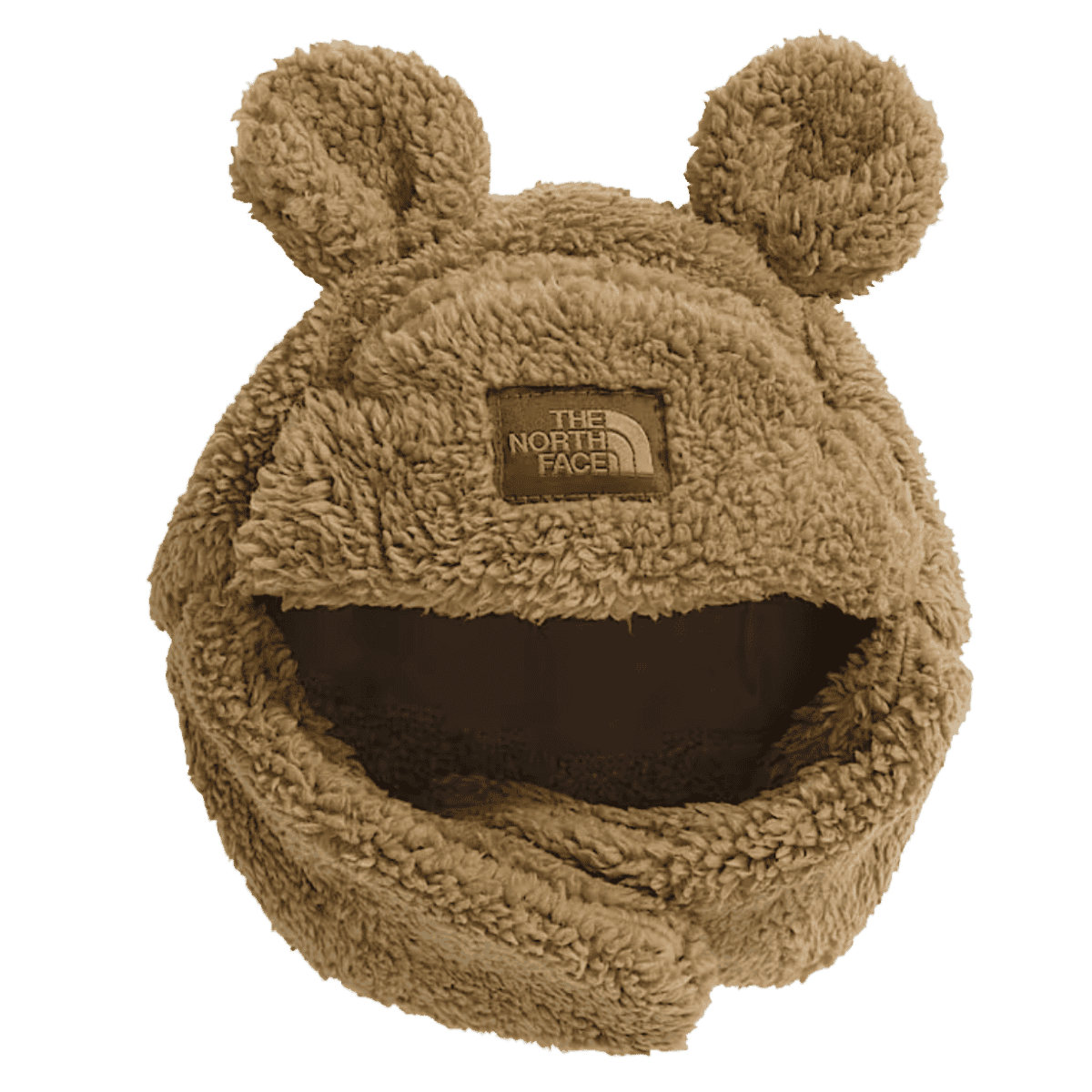 NORTH FACE BABY BEAR TRAPPER CAMPSHIRE FLEECE - TEDDY BROWN - FRONT VIEW