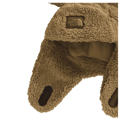 NORTH FACE BABY BEAR TRAPPER CAMPSHIRE FLEECE - TEDDY BROWN - INNER SIDE VIEW
