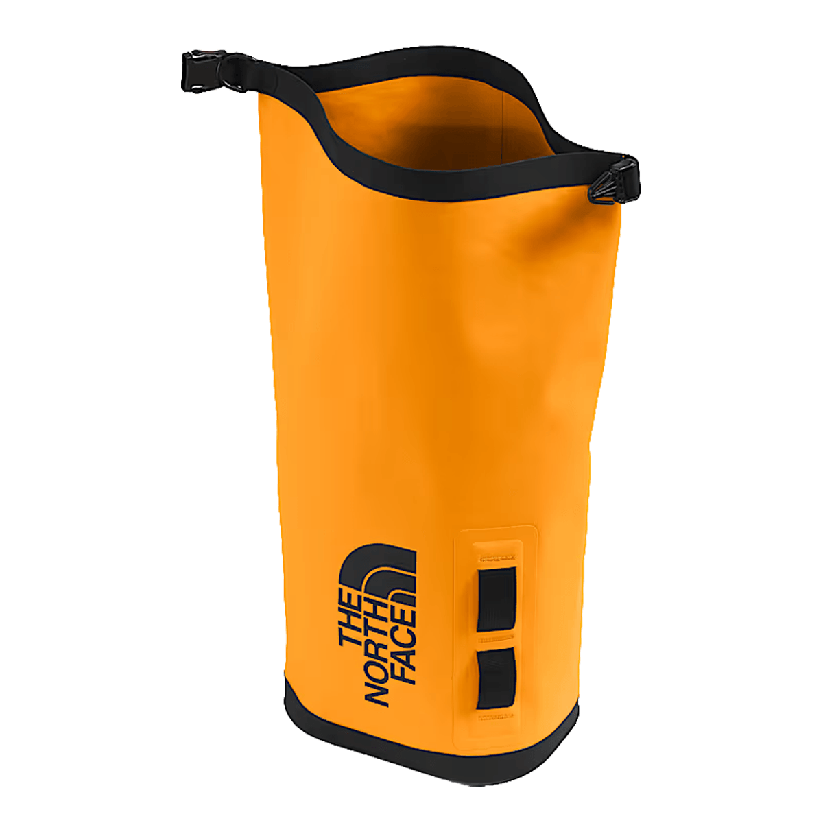 NORTH FACE BASE CAMP DRY BAG 8L - SUMMIT GOLD TNF BLACK - UNROLLED VIEW