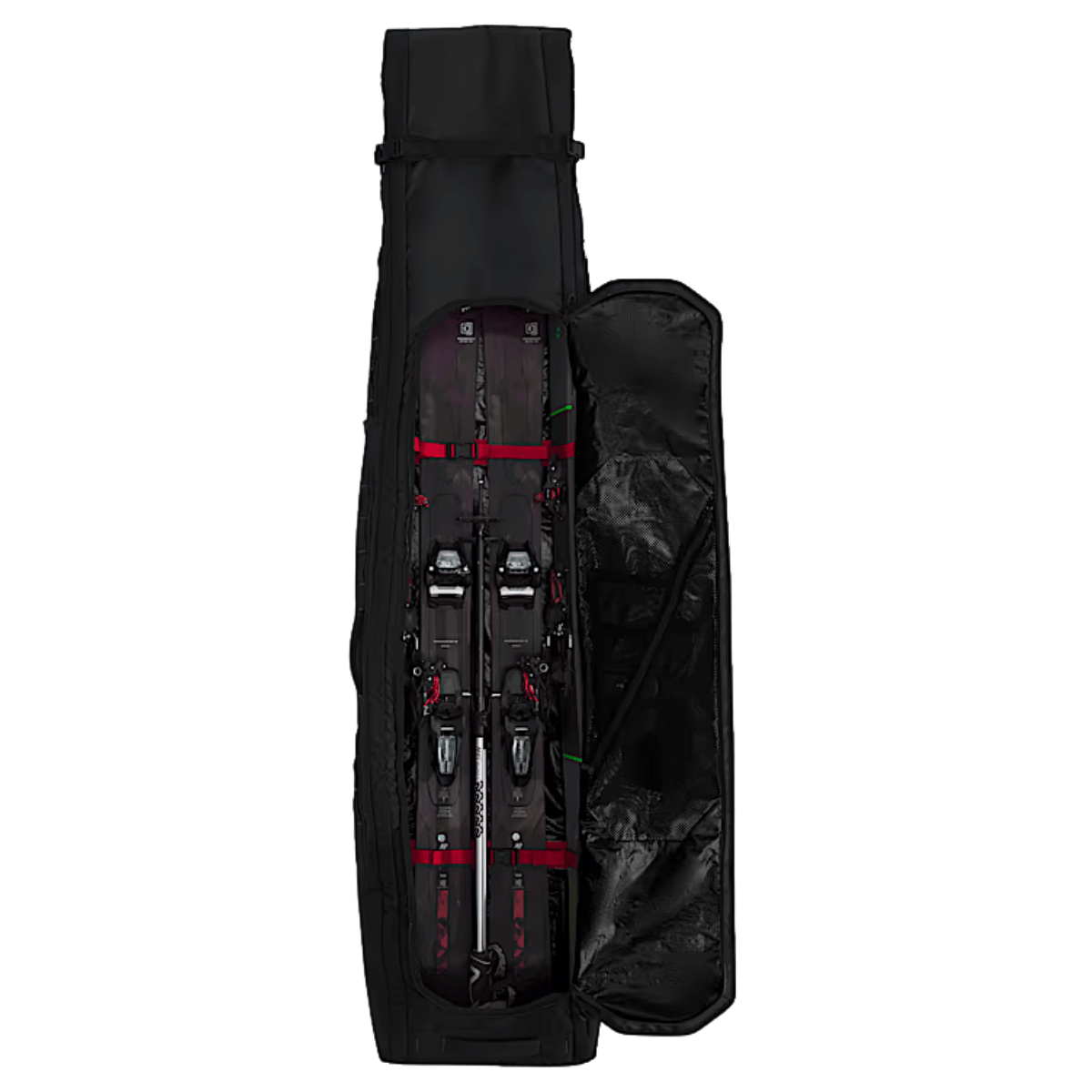 NORTHFACE DURABLE BASE CAMP SNOW ROLLER - TNF BLK/TNFBLK - INSIDE VIEW