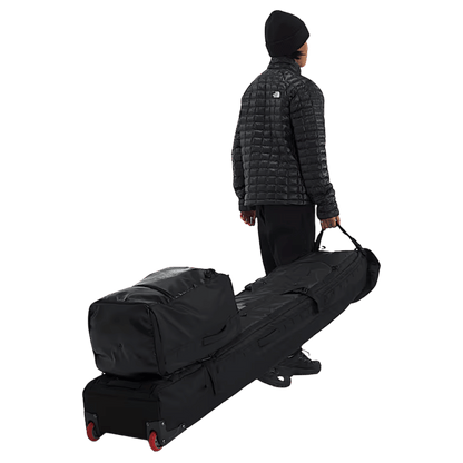 NORTHFACE DURABLE BASE CAMP SNOW ROLLER - TNF BLK/TNFBLK - SIDE VIEW