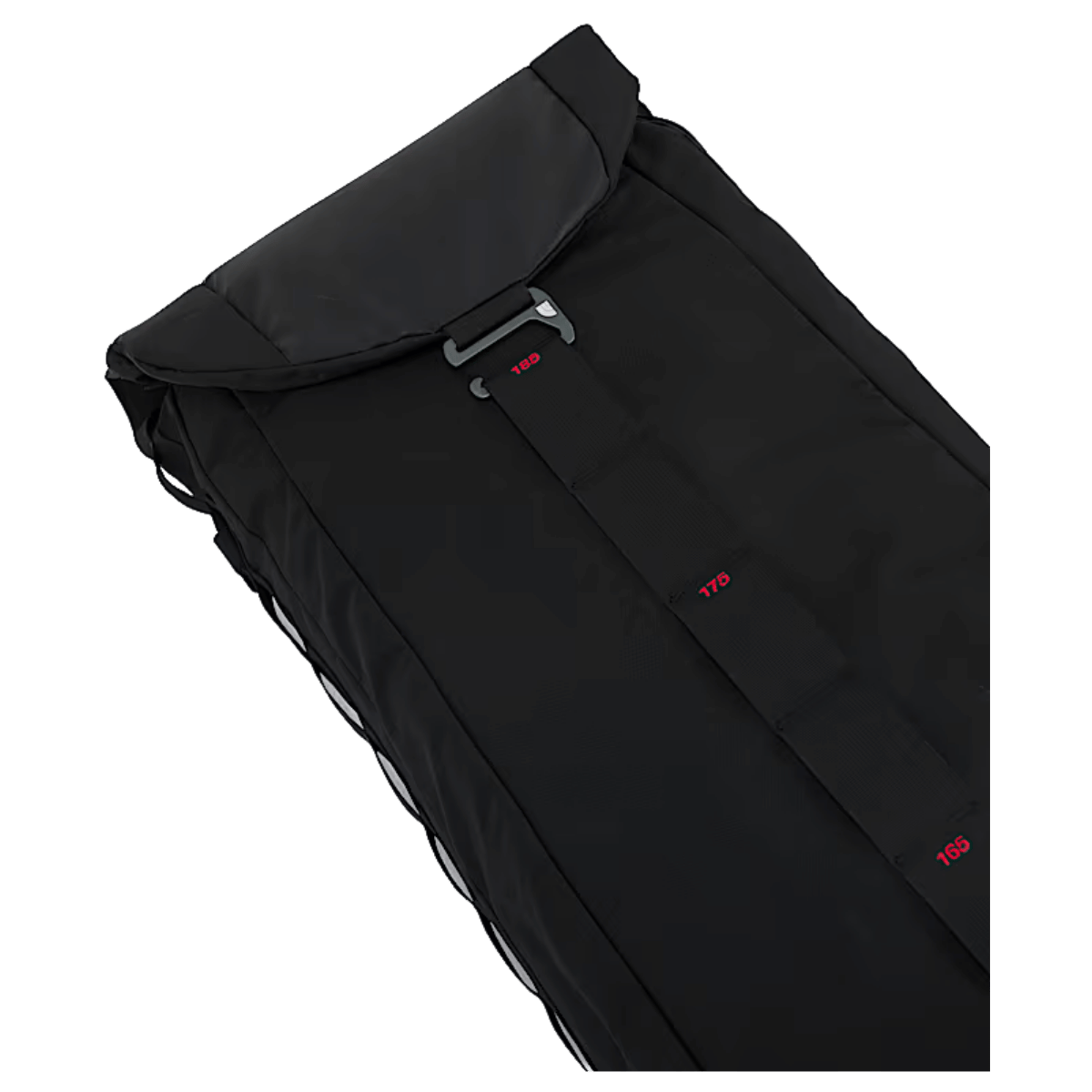 NORTHFACE DURABLE BASE CAMP SNOW ROLLER - TNF BLK/TNFBLK - BACK ZOOM VIEW