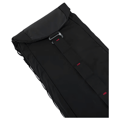 NORTHFACE DURABLE BASE CAMP SNOW ROLLER - TNF BLK/TNFBLK - BACK ZOOM VIEW