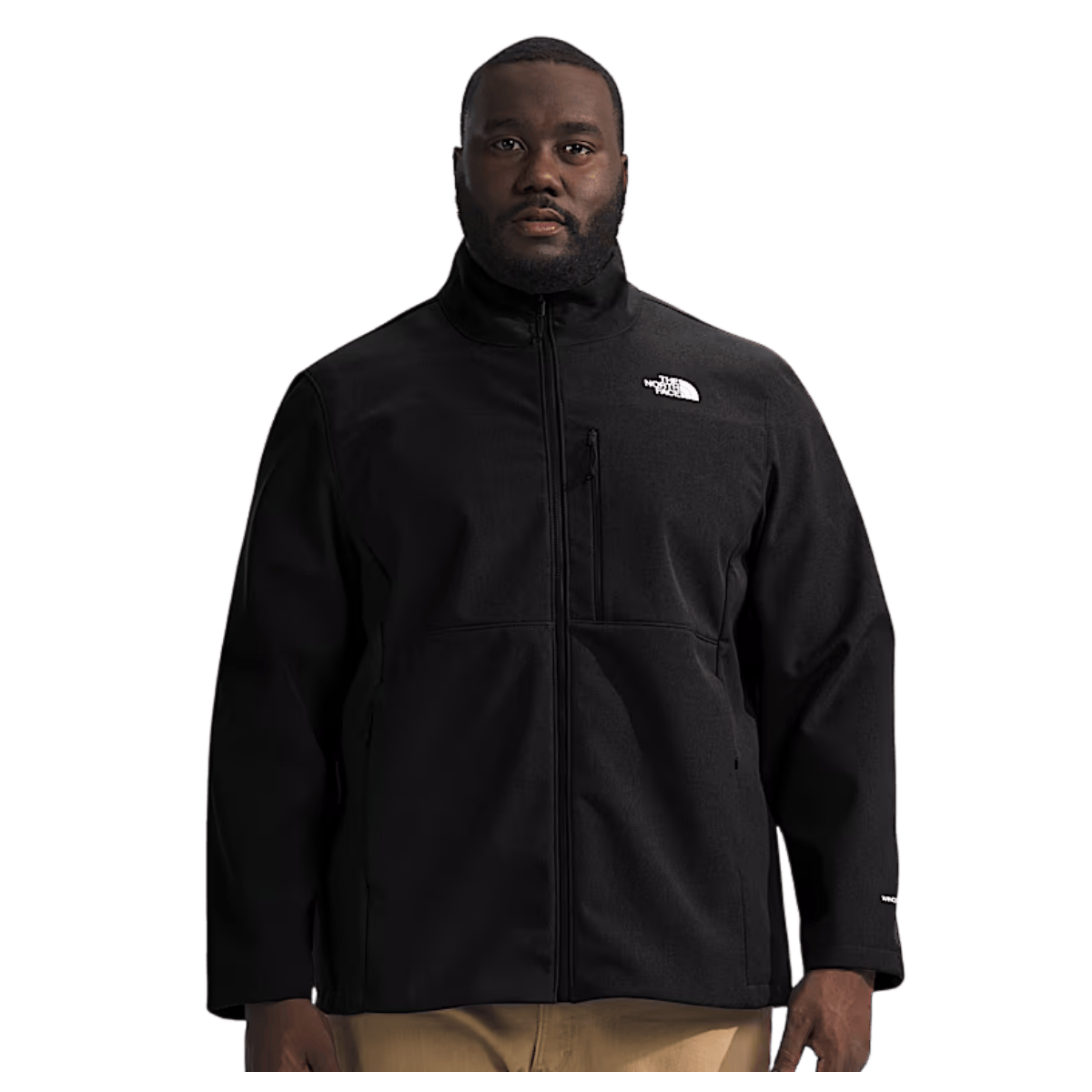 NORTHFACE BIG APEX BIONIC 3 STRETCHABLE JACKET - TNF BLACK - FRONT VIEW WW