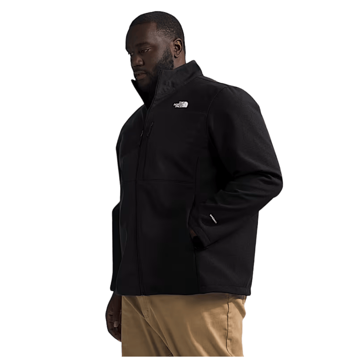 NORTHFACE BIG APEX BIONIC 3 STRETCHABLE JACKET - TNF BLACK - SIDE VIEW WW