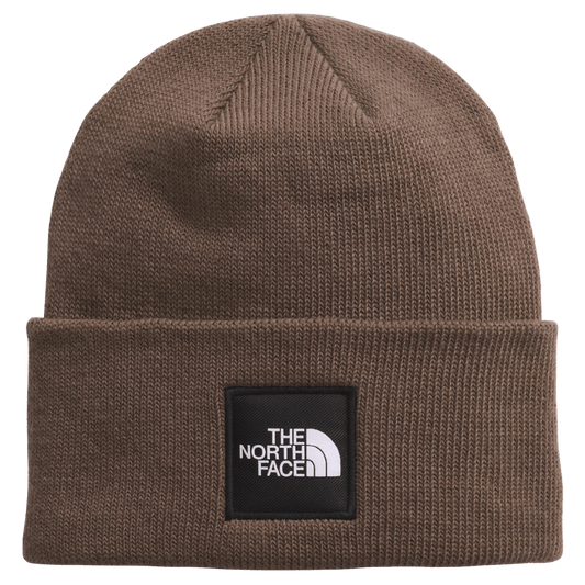 NORTHFACE BIG BOX BEANIE - SMOKEY BROWN 