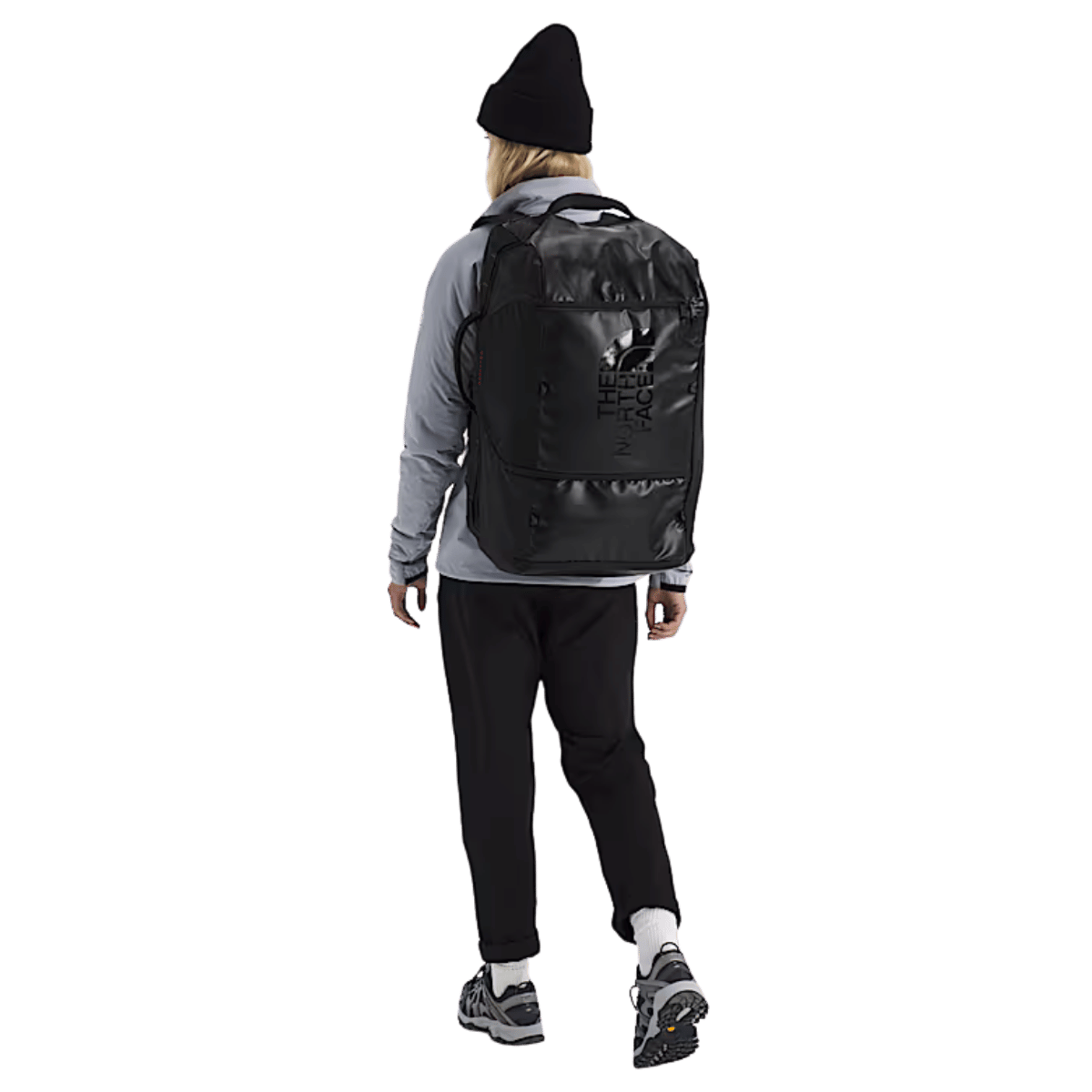 NORTHFACE DURABLE BASE CAMP BOOT PACK - TNFBLK/TNFBLK - FRONT VIEW WW