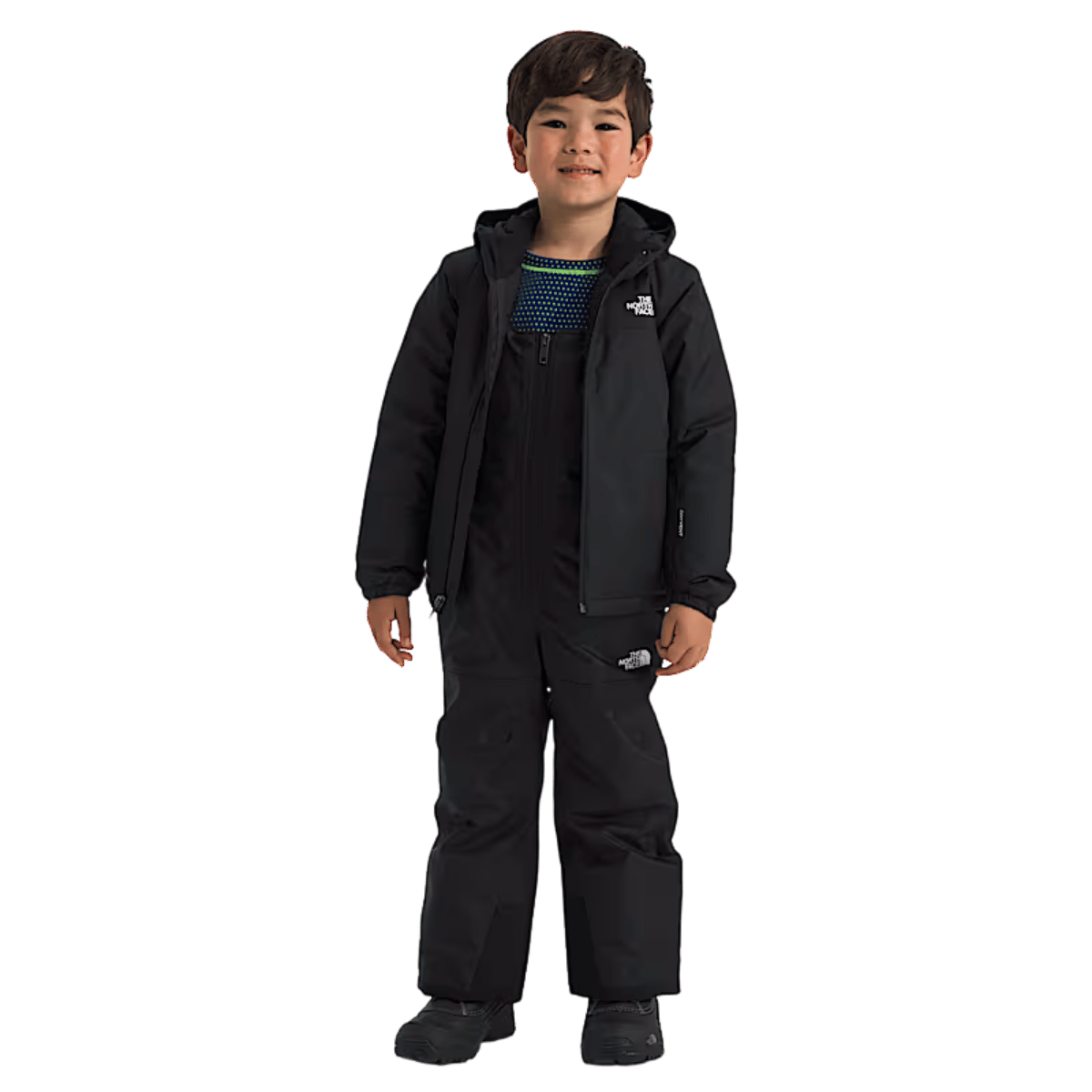 NORTHFACE BOY'S FREEDOM INSULATED JACKET - TNF BLACK WW FRONT