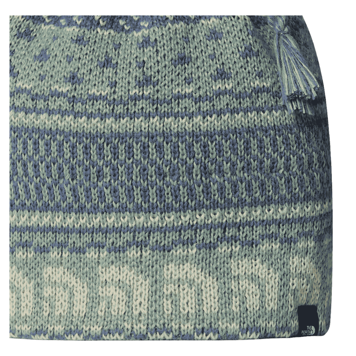NORTHFACE UNISEX CABIN SKI TUKE CLASSIC FIT BEANIE - SLATE MOSS - ZOOM IN
