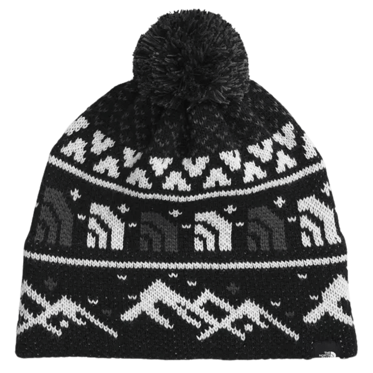 NORTHFACE CABIN SKI TUKE CLASSIC FIT - TNF BLK JACQUARD - FRONT VIEW