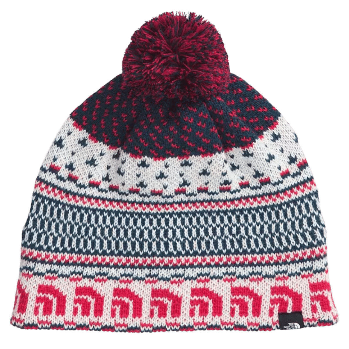 NORTHFACE CABIN SKI TUKE CLASSIC FIT - WHT UNE JACQUARD - FRONT VIEW