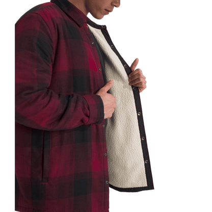NORTHFACE CAMPSHIRE SHIRT- BEETROOT WW OPEN ANGLE