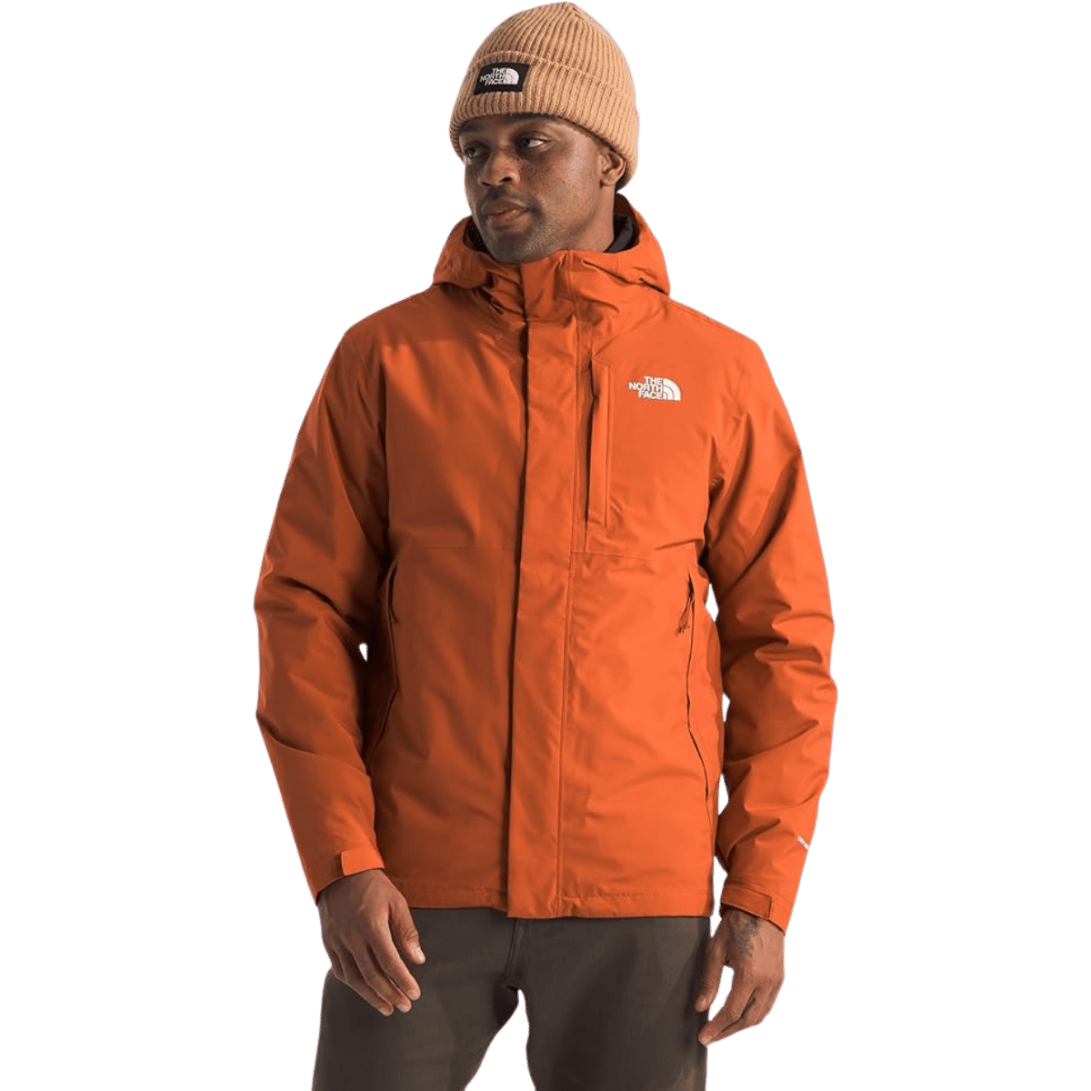 NORTHFACE CARTO TRICLIMATE JACKET - EARTHEN COPPER WW FRONT