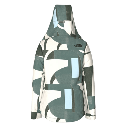 NORTHFACE WOMEN CLEMENTINE TRICLIMATE JACKET - DK SAGE PAPER - BACK VIEW