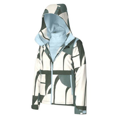 NORTHFACE WOMEN CLEMENTINE TRICLIMATE JACKET - DK SAGE PAPER - FRONT SIDE VIEW