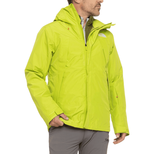 NORTHFACE CLEMENT TRICLIMATE JACKET - MEADOW GRASS WW FRONT