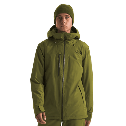 NORTHFACE DESCENDIT JACKET - FOREST OLIVE WW FRONT